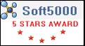 Soft5000 - 5 Stars Award!