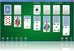 SolSuite Solitaire - New Windows 10 toolbar