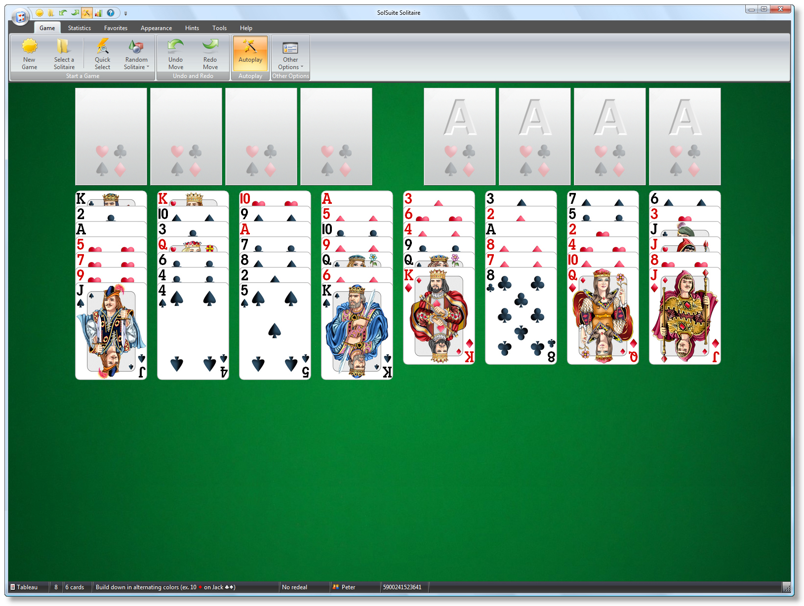 SolSuite Solitaire - FreeCell screenshot 1600x1200