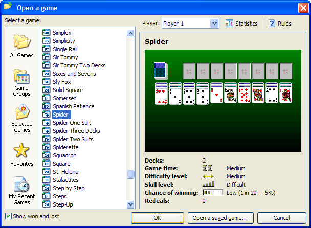 SolSuite's Skins - XP Blue
