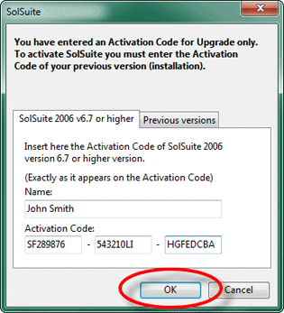 Activate SolSuite Solitaire Upgrade