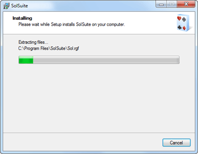 SolSuite Solitaire installation wizard