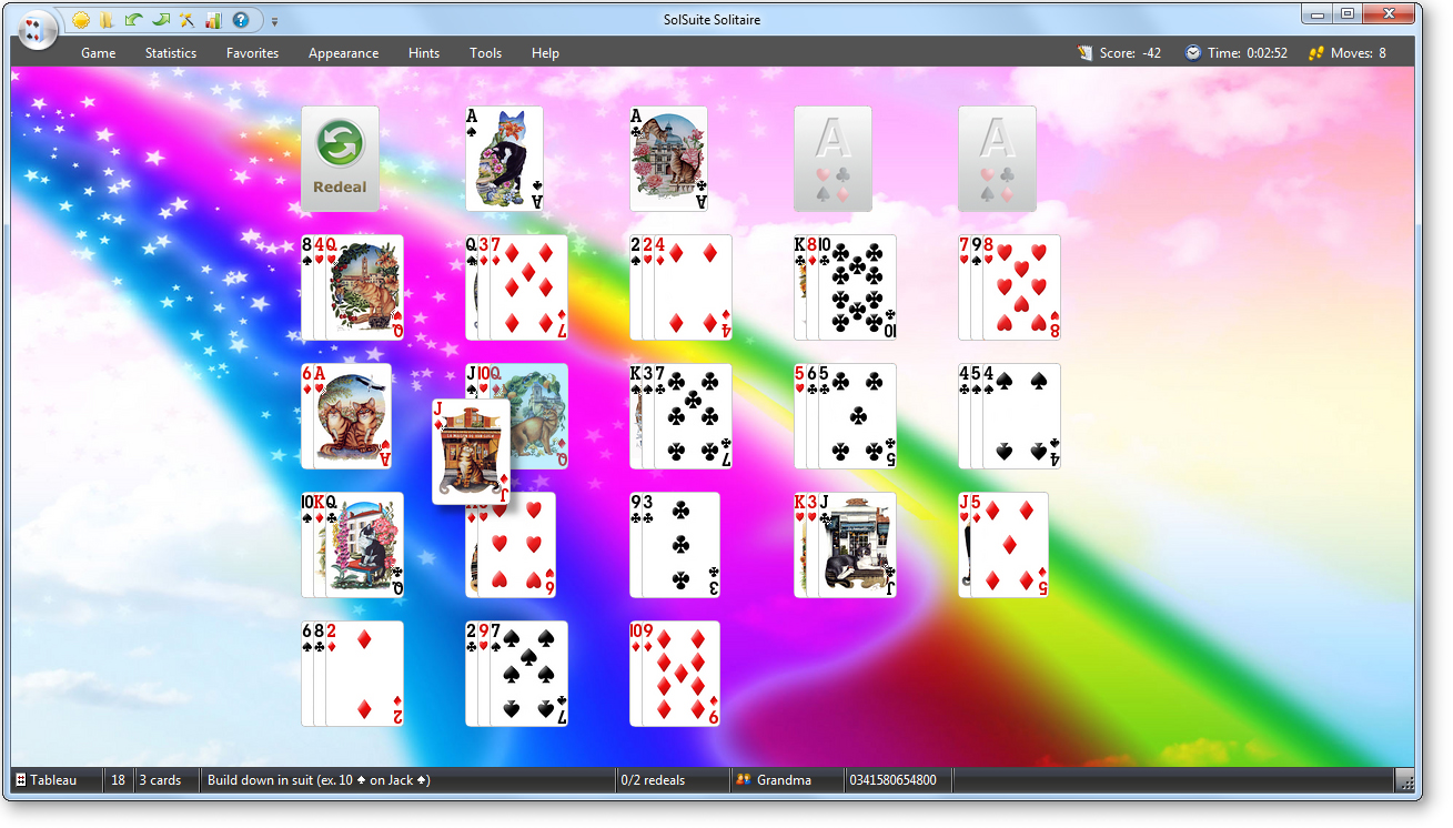 SolSuite Solitaire's La Belle Lucie Screenshot