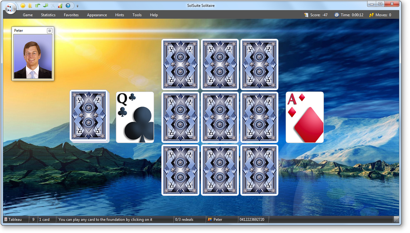 SolSuite Solitaire's Lagoon Screenshot